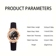 5-Piece Luxury Watch Set for Women: Genuine Leather & Quartz Movementanalog watch set,Anniversary Gifts,Birthday Gifts,Christmas Gifts,fashion watches,GIFT FOR HER,gift watch set,Gifts,Gifts for Boyfriend,Gifts for Girlfriend,Gifts for Her,Gifts for Him,G