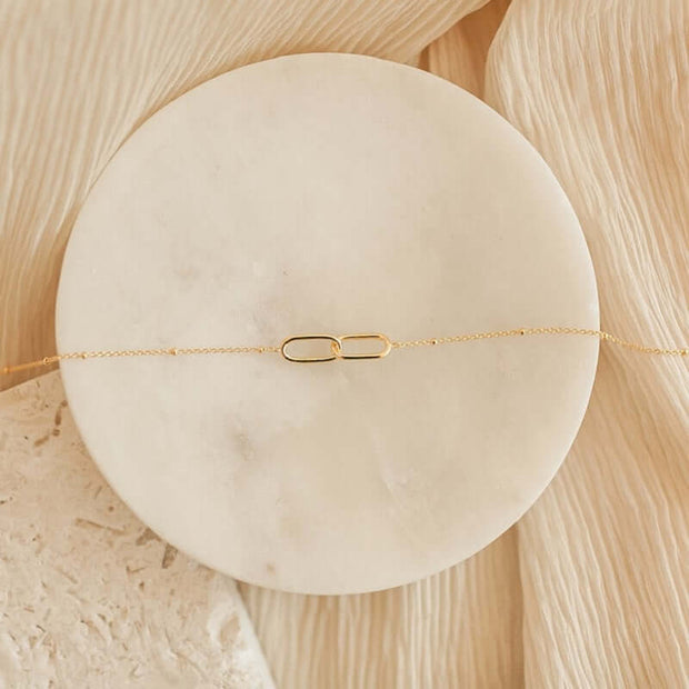 Linked Pendant Necklace Simple Textured Paperclip Pendant Anniversary Gifts,Birthday Gifts,CAITLYNMINIMALIST,Christmas Gifts,FAMILY NECKLACE,Gifts,Gifts for Boyfriend,Gifts for Dad,Gifts for Girlfriend,Gifts for Her,Gifts for Him,Gifts for Husband,Gifts f