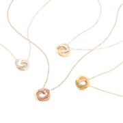 Personalized Interlocking Circles Necklace