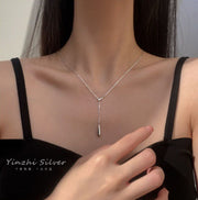 Gold Plated Titanium Steel Necklace for Women - Non-Tarnishing, Light Luxury, Clavicle Chain